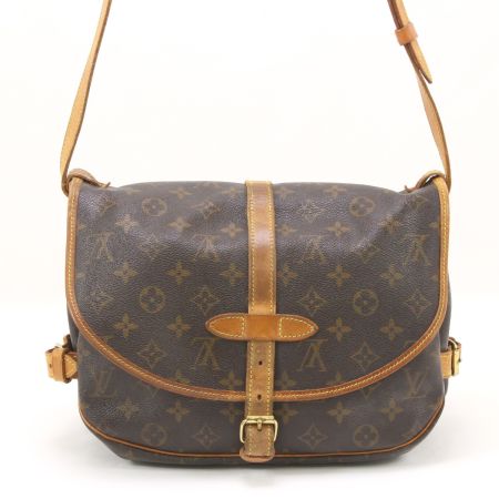  LOUIS VUITTON ルイヴィトン モノグラム ソミュール30 ショルダーバッグ M42256