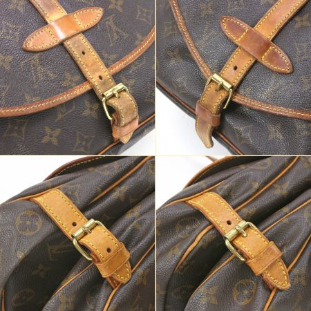  LOUIS VUITTON ルイヴィトン モノグラム ソミュール30 ショルダーバッグ M42256