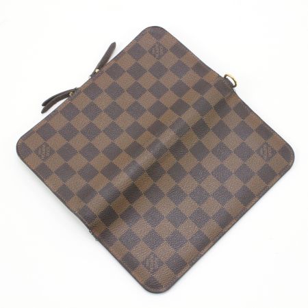  LOUIS VUITTON ルイヴィトン ダミエ ポルトフォイユアンソリット 長財布 イニシャル有 N63071