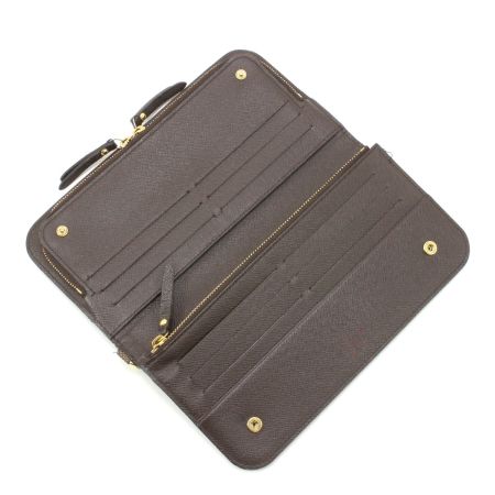  LOUIS VUITTON ルイヴィトン ダミエ ポルトフォイユアンソリット 長財布 イニシャル有 N63071