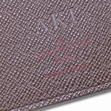  LOUIS VUITTON ルイヴィトン ダミエ ポルトフォイユアンソリット 長財布 イニシャル有 N63071