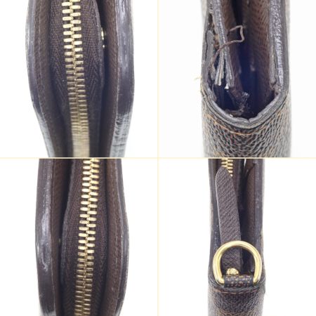  LOUIS VUITTON ルイヴィトン ダミエ ポルトフォイユアンソリット 長財布 イニシャル有 N63071