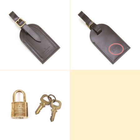  LOUIS VUITTON ルイヴィトン ダミエ キーポルバンドリール55 N41414