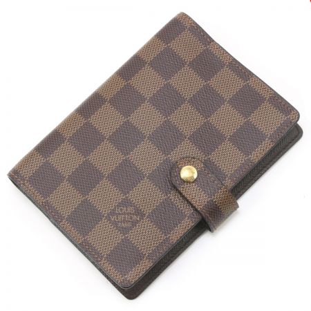  LOUIS VUITTON ルイヴィトン 手帳カバー ダミエ アジェンダPM イニシャル有 R20700