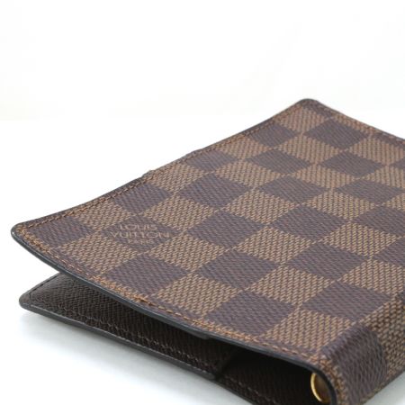  LOUIS VUITTON ルイヴィトン 手帳カバー ダミエ アジェンダPM イニシャル有 R20700