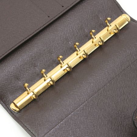  LOUIS VUITTON ルイヴィトン 手帳カバー ダミエ アジェンダPM イニシャル有 R20700