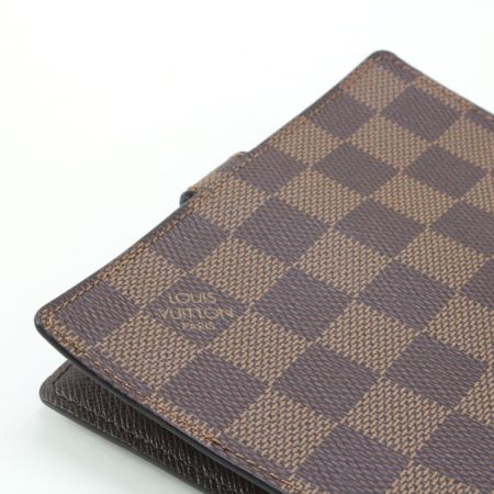  LOUIS VUITTON ルイヴィトン 手帳カバー ダミエ アジェンダPM イニシャル有 R20700