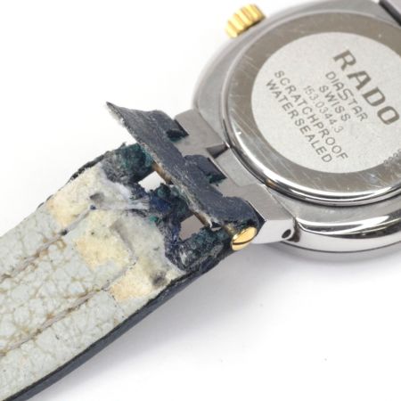  RADO ラドー DIASTAR レディースクォーツ 本体のみ レザー 153.0344.3