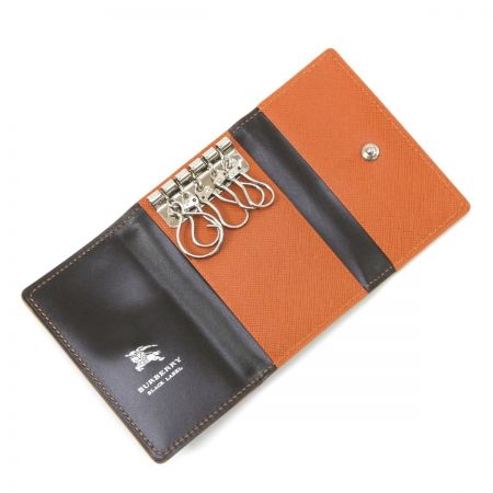  BURBERRY BLACK LABEL バーバリーブラックレーベル キーケース 5連タイプ ダークブラウン