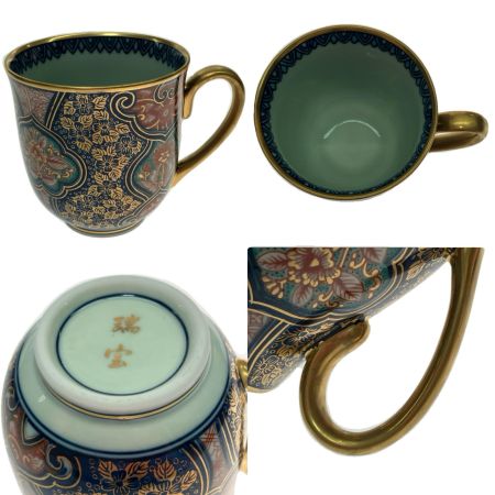   有田焼 古伊万里 瑞宝 カップ＆ソーサー 2Pセット