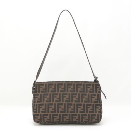  FENDI フェンディ セミショルダーバッグ ズッカ ブラウン
