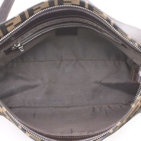  FENDI フェンディ セミショルダーバッグ ズッカ ブラウン