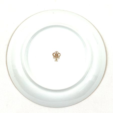  大倉陶園 瑠璃片葉金蝕 カップ＆ソーサー ロイヤルクラウンブルー 