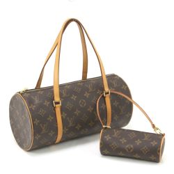 $$ LOUIS VUITTON ルイヴィトン ハンドバッグ モノグラム パピヨンGM ポーチ付 M51385 Bランク