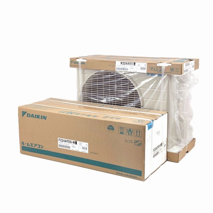 DAIKIN ダイキン ルームエアコン Eシリーズ F224ATES-W＋R224AES 100V 6畳 2.2kW ホワイト  2024年モデル｜中古｜なんでもリサイクルビッグバン