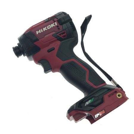 HiKOKI ハイコーキ コードレスインパクトドライバ　 WH36DD スコーピオンレッド 本体のみ 36V 