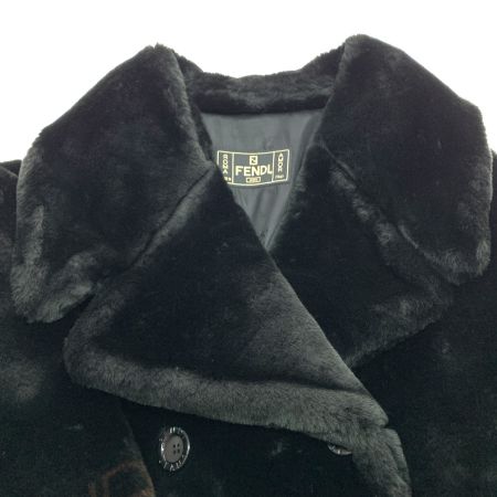  FENDI フェンディ レディース ファージャケット  M~Lサイズ ブラック