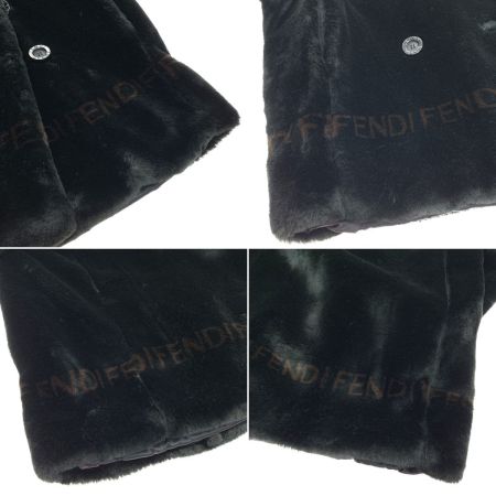  FENDI フェンディ レディース ファージャケット  M~Lサイズ ブラック