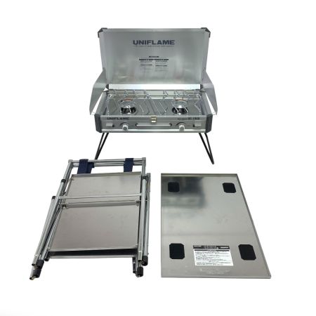 UNIFLAME ユニフレーム ツインバーナー US-1900＋キッチンスタンドII＋収納ケース