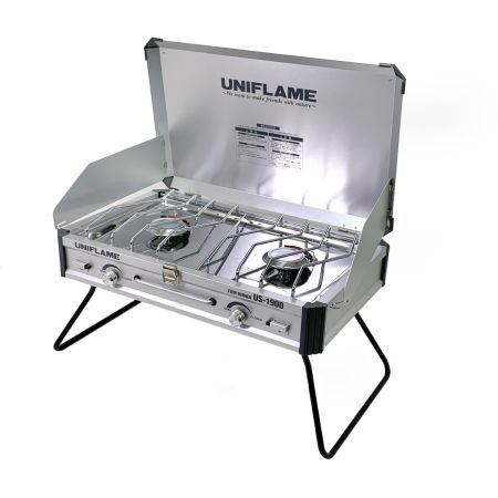 UNIFLAME ユニフレーム ツインバーナー US-1900＋キッチンスタンドII＋収納ケース