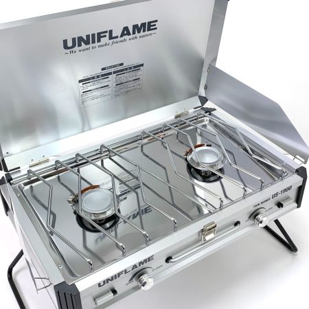 UNIFLAME ユニフレーム ツインバーナー US-1900＋キッチンスタンドII＋収納ケース
