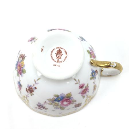  ロイヤルクラウンダービー ROYAL CROWN DERBY カップ&ソーサー Royal Antoinette ロイヤルアントワネット 2Pセット