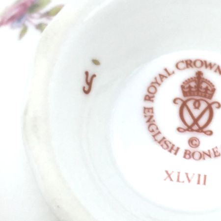 ロイヤルクラウンダービー ROYAL CROWN DERBY カップ&ソーサー Royal Antoinette ロイヤルアントワネット 2Pセット
