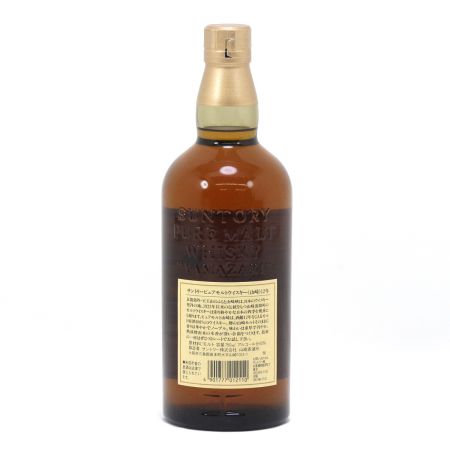 【北海道内限定発送】 YAMAZAKI 山崎/サントリー ピュアモルトウイスキー 山崎 12年 750ml 43度 化粧箱付き 未開栓
