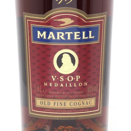  MARTELL マーテル コニャック V.S.O.P MEDAILLON メダリオン 1L 40度 箱付き 未開栓