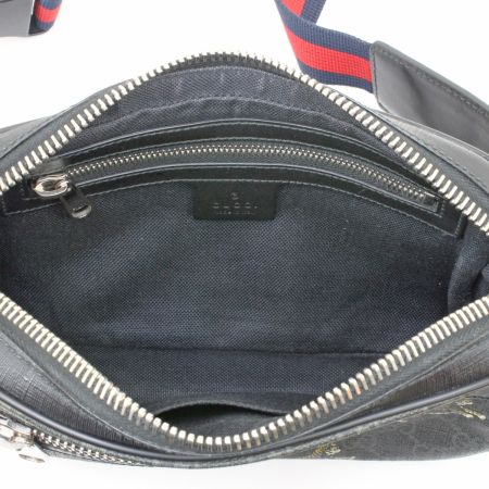  GUCCI グッチ GGスプリーム タイガー ボディーバッグ 474293 ブラック