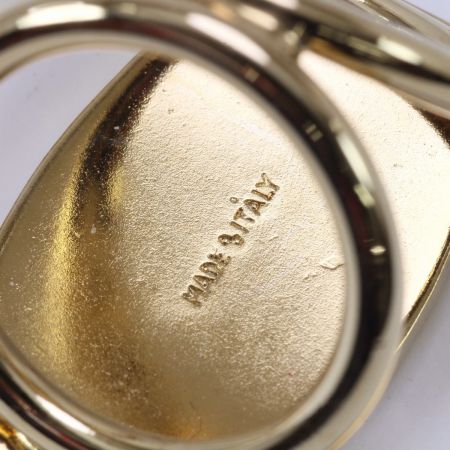  Salvatore Ferragamo サルヴァトーレフェラガモ スカーフリング ゴールド色