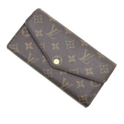$$ LOUIS VUITTON ルイヴィトン 長財布 モノグラム ポルトフォイユサラ M60531 ブラウン Bランク