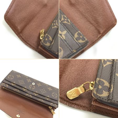  LOUIS VUITTON ルイヴィトン 長財布 モノグラム ポルトフォイユサラ M60531 ブラウン