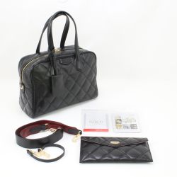 $$ COCOCELUX GOLD トートバッグ  ブラック Aランク