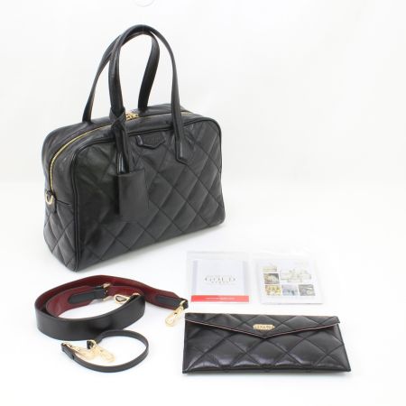  COCOCELUX GOLD トートバッグ  ブラック