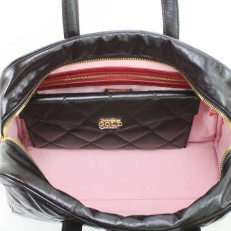  COCOCELUX GOLD トートバッグ  ブラック