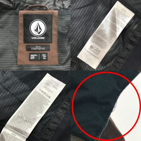  VOLCOM ボルコム スキーウェア (セット)  Lサイズ GORE-TEX ブラウン