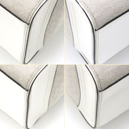  COACH コーチ ハンドバッグ シグネチャー 25047 ホワイト×アイボリー