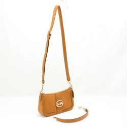 $$ COACH コーチ 2WAYショルダーバッグ ジョージーバケット馬車ショルダー G2079-5500 ブラウン Bランク
