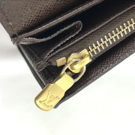 LOUIS VUITTON ルイヴィトン 2つ折り長財布 長財布 ダミエ ポシェット・ポルト モネ カルト クレディ N61724
