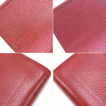  GUCCI グッチ 長財布 ダブルG コンチネンタル・ウォレット  456116 レッド