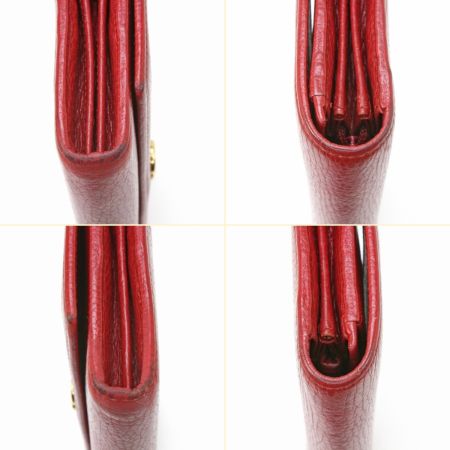  GUCCI グッチ 長財布 ダブルG コンチネンタル・ウォレット  456116 レッド