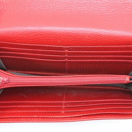  GUCCI グッチ 長財布 ダブルG コンチネンタル・ウォレット  456116 レッド