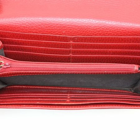  GUCCI グッチ 長財布 ダブルG コンチネンタル・ウォレット  456116 レッド