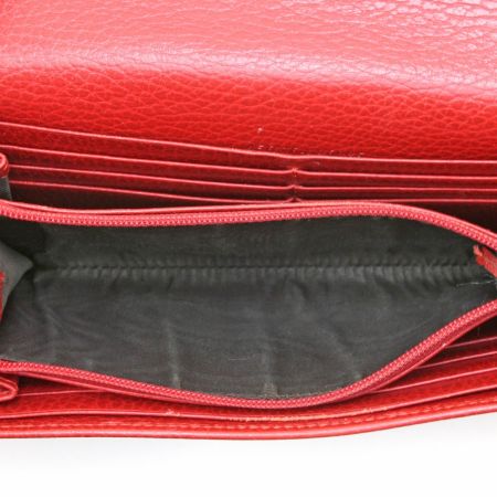  GUCCI グッチ 長財布 ダブルG コンチネンタル・ウォレット  456116 レッド