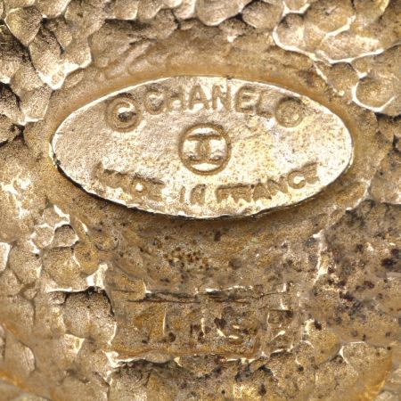  CHANEL シャネル ココマーク ブローチ ひし形 ゴールド