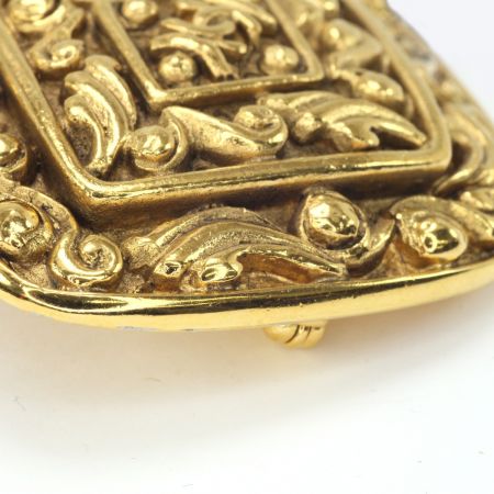  CHANEL シャネル ココマーク ブローチ ひし形 ゴールド