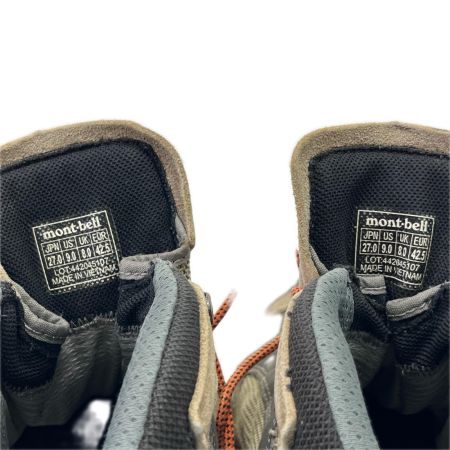 mont･bell モンベル トレッキングシューズ 27cm GORE-TEX 442045107