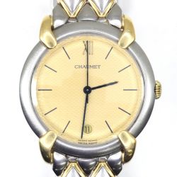 $$ CHAUMET グリフィス デイト メンズクォーツ 腕時計 Bランク
