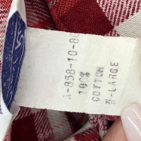 Prest Rite Vintage 70年代 古着 メンズ チェック シャツ SIZE L レッド